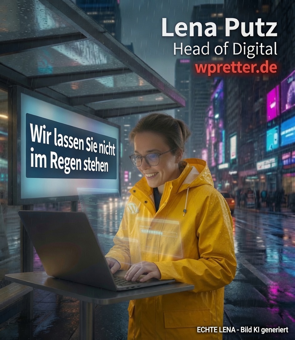 Lena im Regen